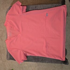 Women's Figs scrub top, Casma, M, pink